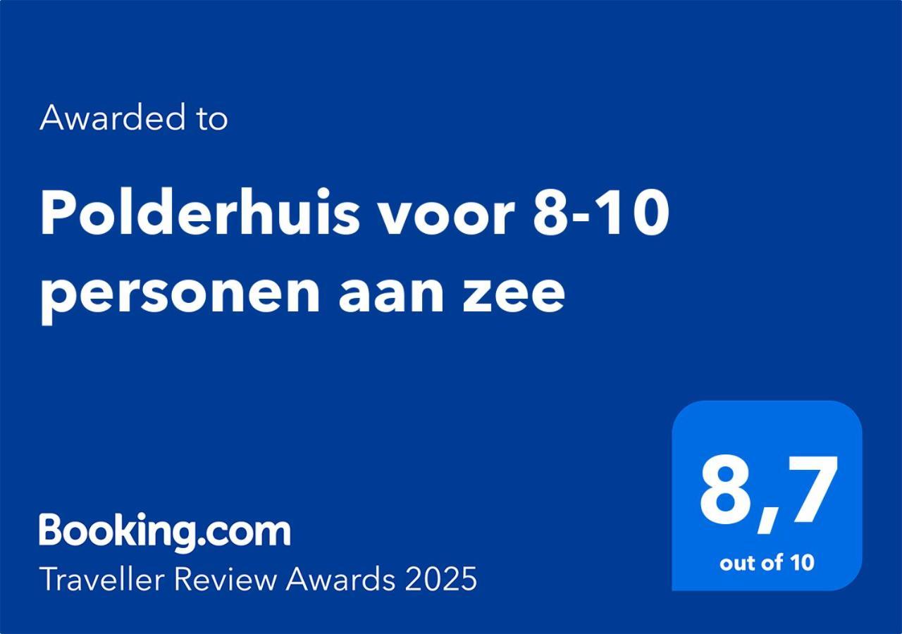 Polderhuis Voor 8-10 Personen Aan Zee Nieuwvliet Exterior photo